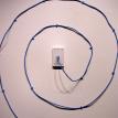 Wire Spiral, CAT 5 wire, outlet, dimensions variable, 2005